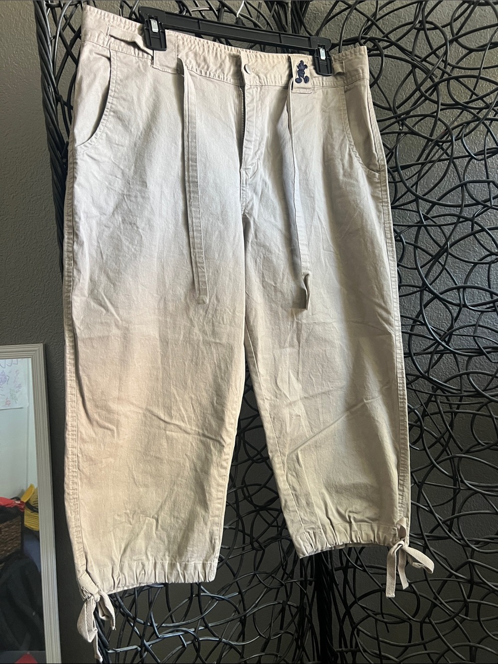 Disney Tie-Hem Chino Pants